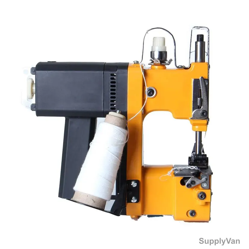 Portable Package Closing Machine, 190W, Single Thread, Yellow/Black