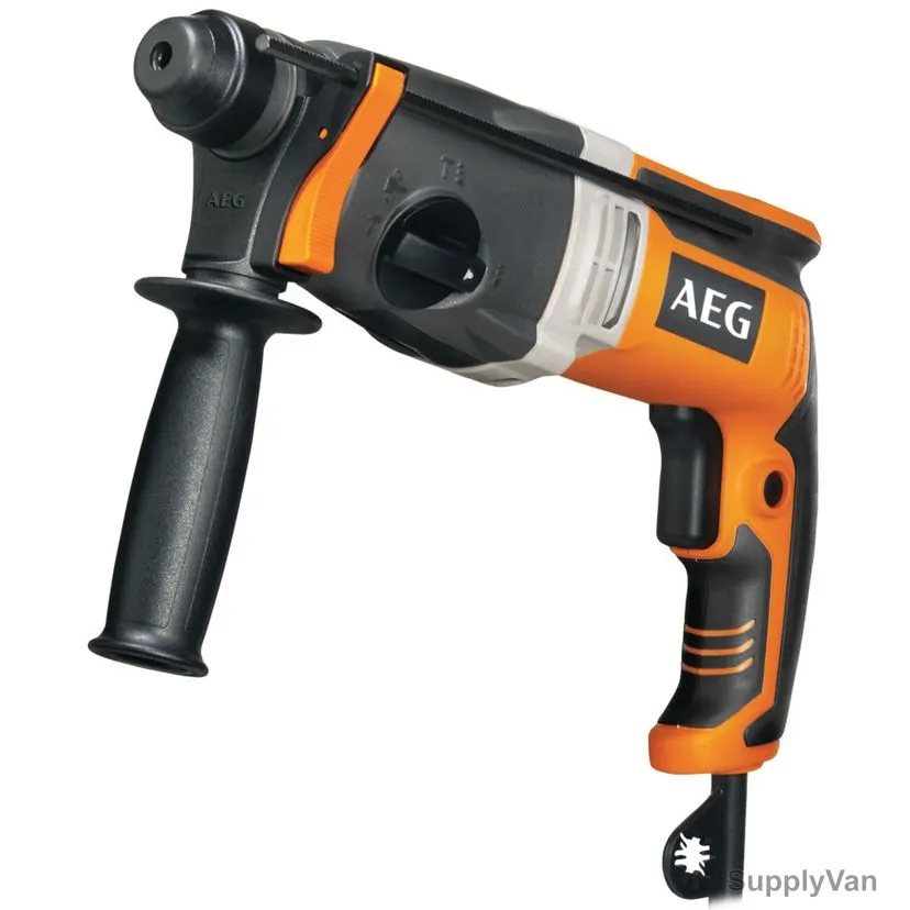 AEG Combi Hammer, KH26E, SDS-Plus, 220V, 800W, Black and Orange