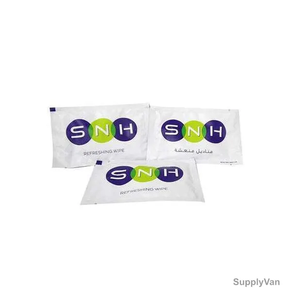 Refreshing Wet Wipes, SNHWET207, White, 1000 Pcs x Pack of 3