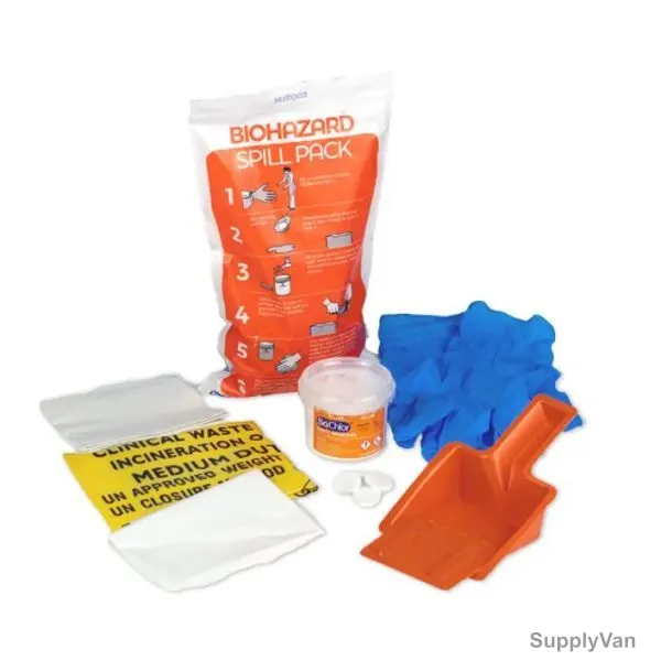 GV Health Biohazard Spill Kit, MJZ003, 12 Pcs/Kit
