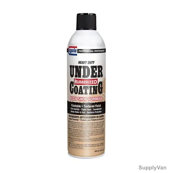 Cyclo Heavy Duty Rubberized Under Coating, APYC35, 16 Oz, 12 Pcs/Pack