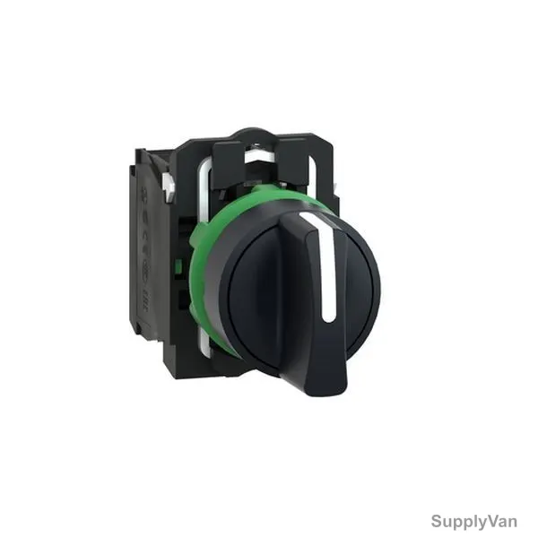 Schneider Electric Selector Switch, XB5AD33, Harmony XB5, 2NO, 600V, 22MM Dia