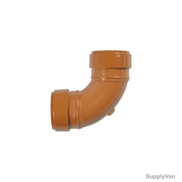 Terrain Double Socket Bend, 6D23D, UPVC, 87.5 Degree, 160MM, Terracotta