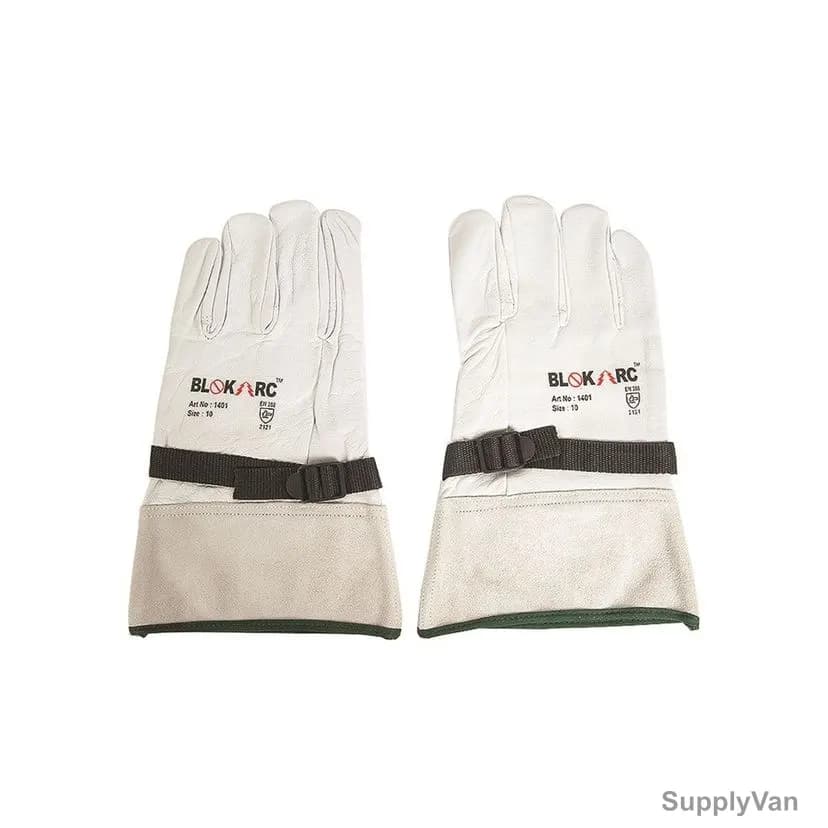 Blokarc Electrical Insulated Lineman Glove, LPG-CL4-BLOKARC10, Size10, White