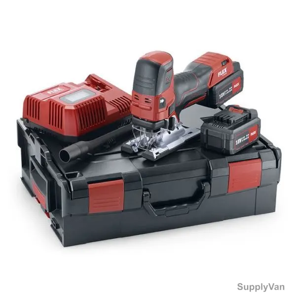 Flex Cordless Jigsaw, JS-18-0-EC-5-0-Set, 18V